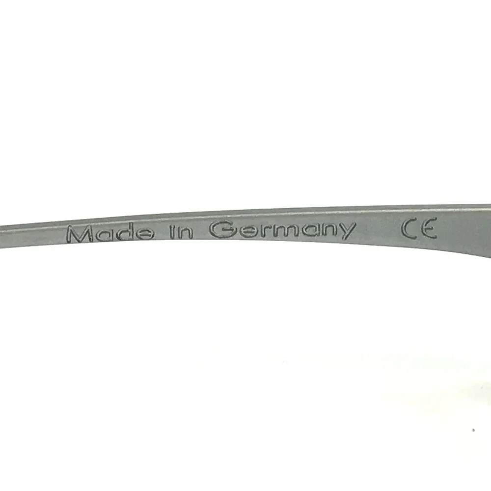 Onkel Eyeglasses Frames Spyk Col 01 Black Silver Rectangle Half Rim 50-16-140